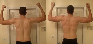 P90X3 30 Day Results Back