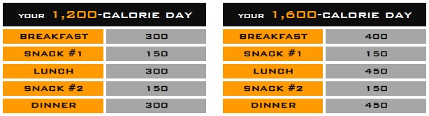 Focus T25 Nutrition Plan