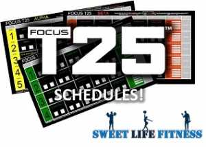 focus t25 workout plan