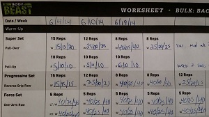 Body Beast Worksheets