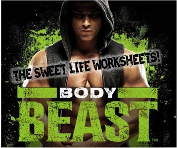 Body Beast Worksheets