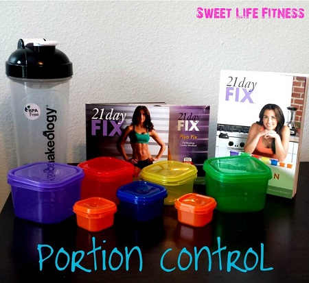 2 sets of 7 Beachbody 21 day Fix Portion Control Containers