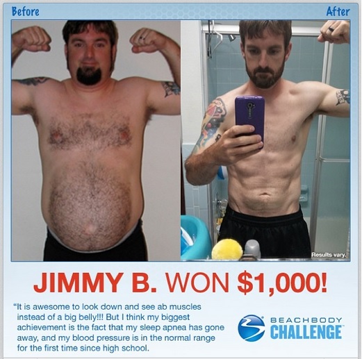 Beachbody Challenge Winner Jimmy