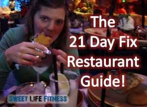 21 Day fix Restaurant Guide
