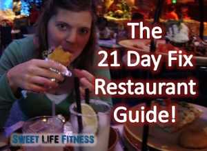 21 Day Fix Restaurant Guide