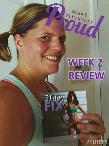 21 Day Fix Week 2 Review results