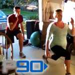 P90 Step Back Lunges