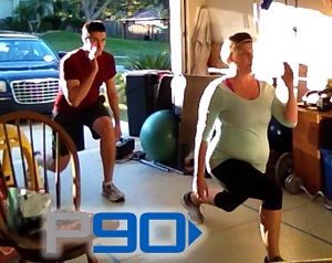 P90 Step Back Lunges