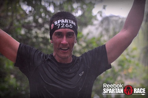 It started RAINING during our Spartan Race (Super) in Miami, FL (April 2014).