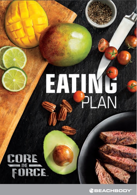 printable core de force nutrition guide