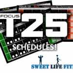 Focus T25 Workout Schedule