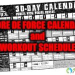 CORE DE FORCE Calendar